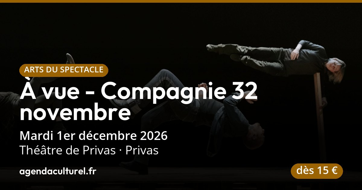 Spectacle de magie À vue à Privas, 1er déc. 2026