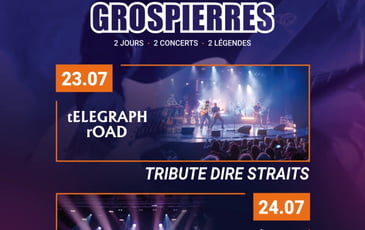 Deux jours, deux concerts, deux légendes à Grospierres