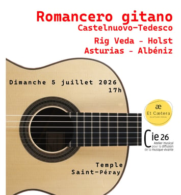 Concert quatuor vocal et guitare