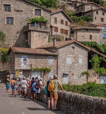 Visite commentée du village de caractère de Jaujac
