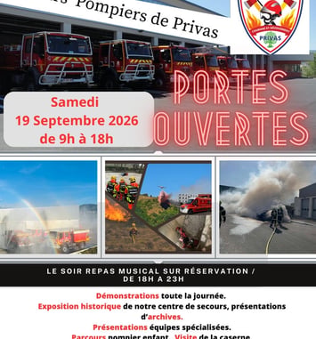 Porte ouverte caserne des Sapeurs-Pompiers de Privas