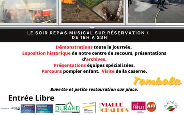 Porte ouverte caserne des Sapeurs-Pompiers de Privas
