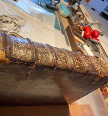 Démonstration de restauration livres