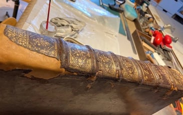 Démonstration de restauration livres