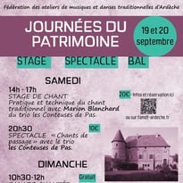 Chants traditionnels au château du Bousquet de Saint-Laurent-du-Pape