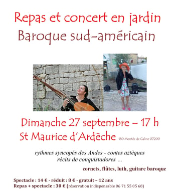 Baroque sud-américain, conte musical